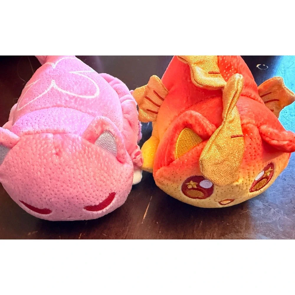 Aphmau MeeMeows Mystery Plush Cat Lot Sakura and Dragon Cat Celestial Collection